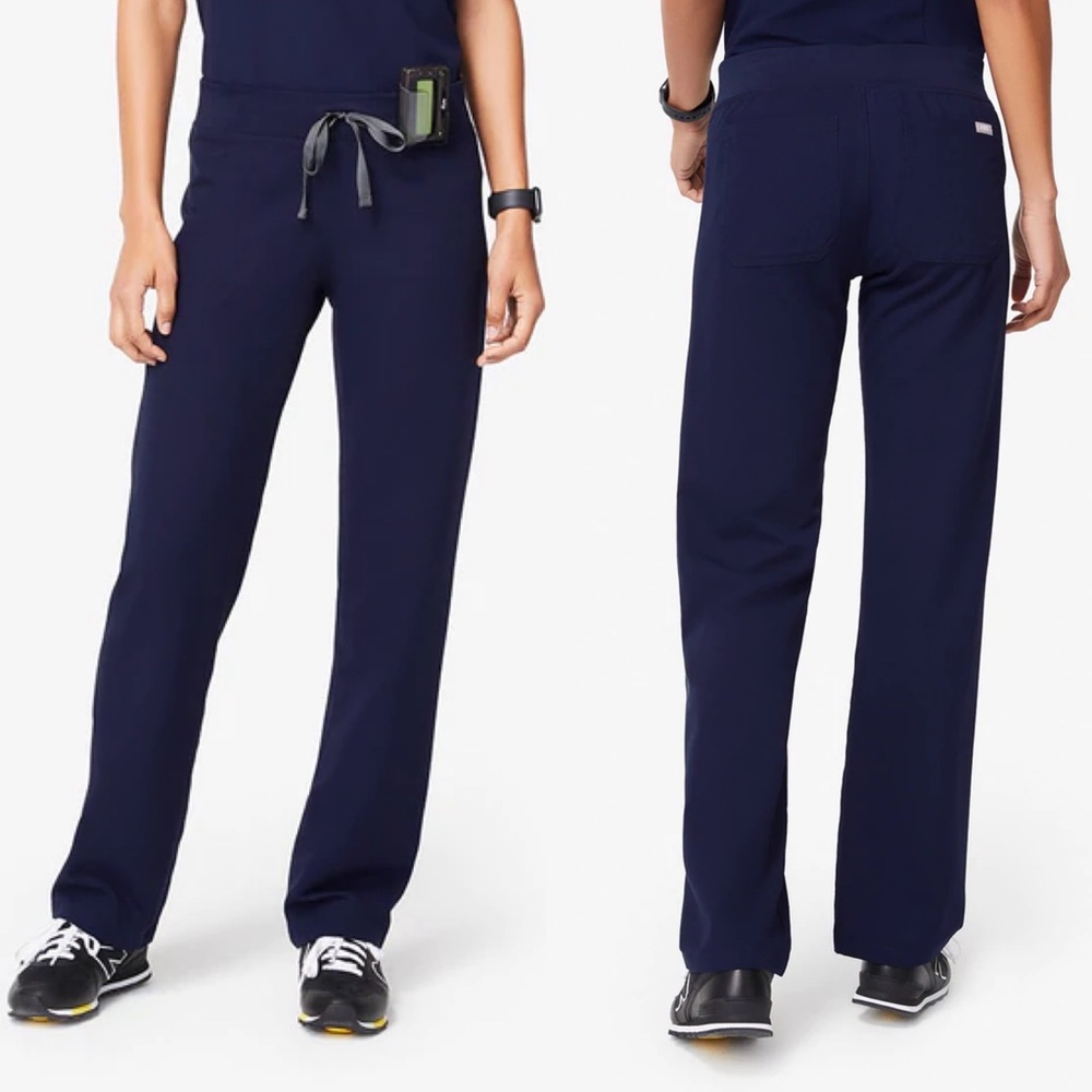 Figs Livingston Basic Scrub Pants Navy Blue Size Small
